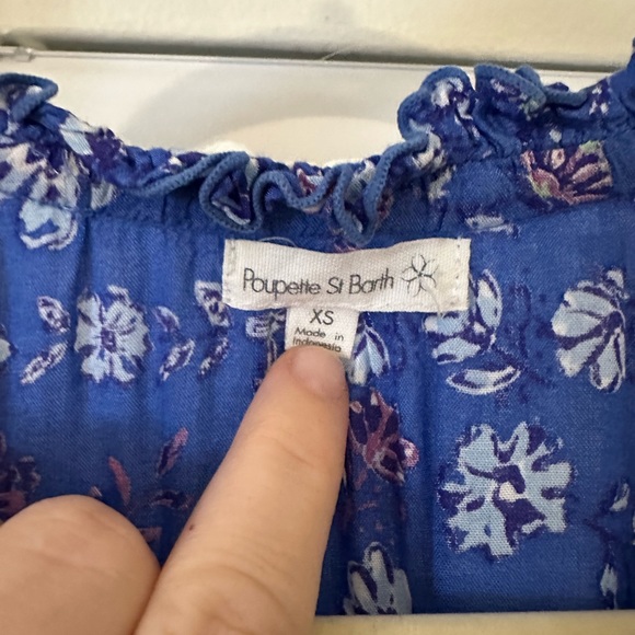 Poupette st barths blue floral dress - Picture 3 of 3